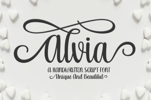 Alvia: Elevating Design with Modern Script Elegance