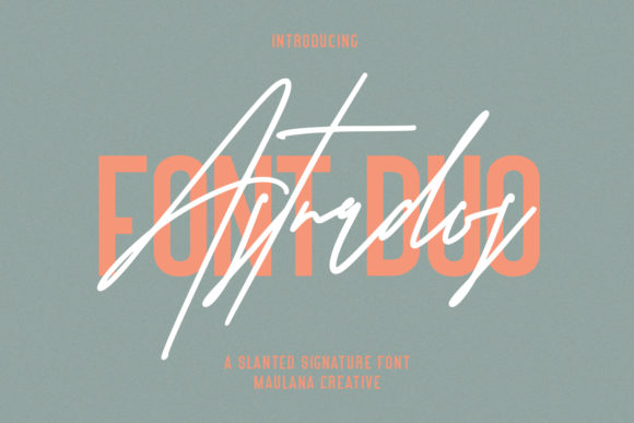 Astrados Signature: A Versatile Duo Font for Modern Design