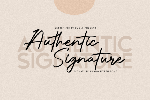 Authentic Signature: Elevating Modern Design with Elegant Script