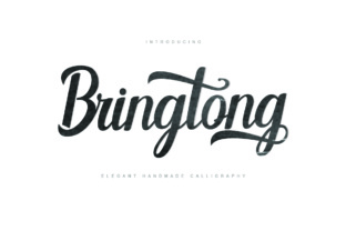 Bringtong: The Dynamic Brush Script for Modern Design
