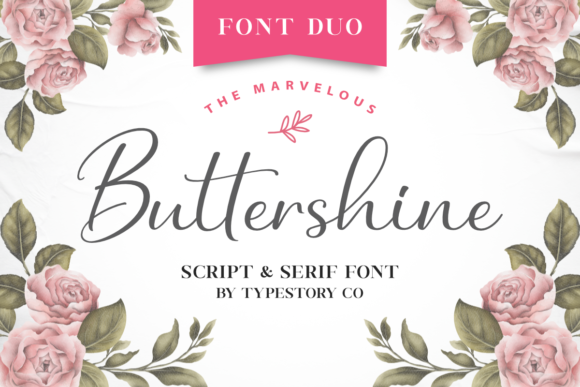 Buttershine: A Versatile Duo Font for Elegant Design
