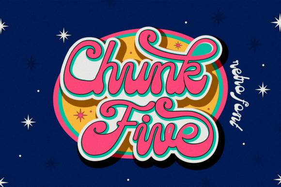 Chunk Five: A Retro Script Font for Modern Design