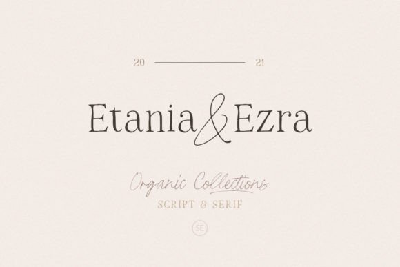 Etania & Ezra: A Serif and Script Font Duo for Authentic Design