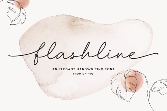 Flashline: A Modern Script Font for Dynamic Design
