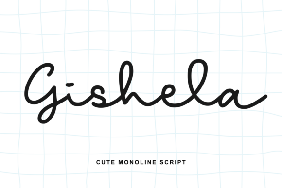 Gishela: Crafting Visual Elegance with Signature Script