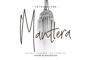 Manterra: The Authentic Handwritten Font for Modern Design