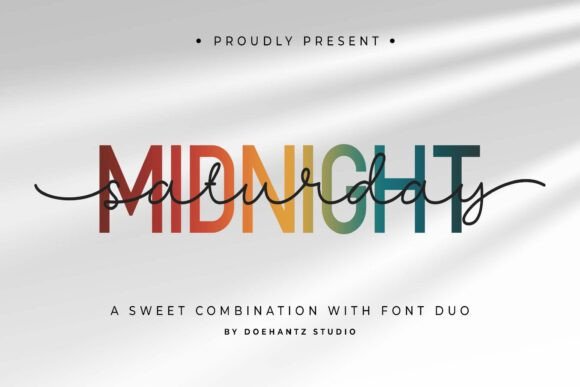 Midnight Saturday: A Dual Typeface for Dynamic Design