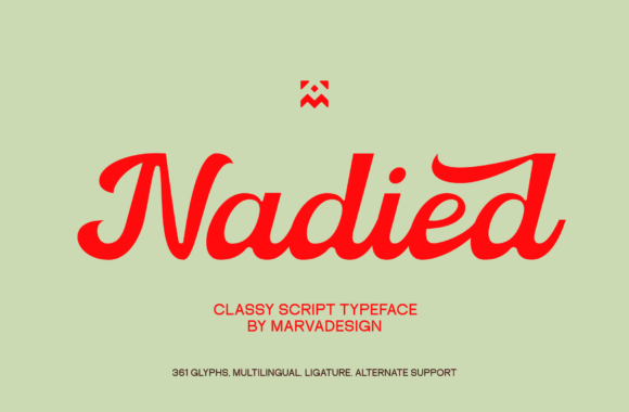 Nadied: The Elegant Script Font for Modern Designers