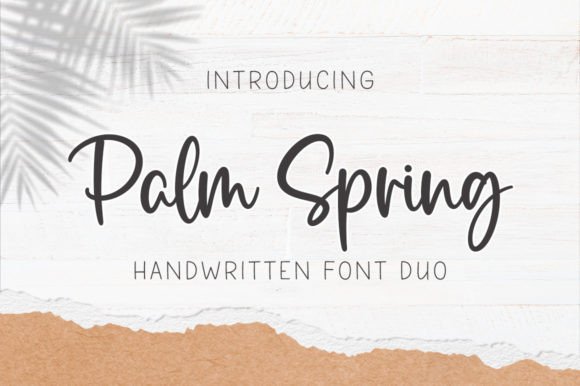 Palm Spring Typography: A Chic Design Solution