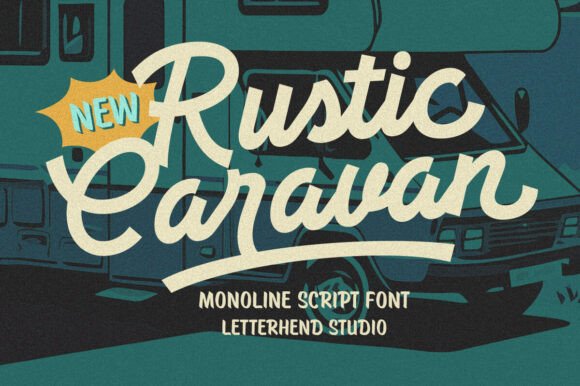 Rustic Caravan: A Font for Authentic Branding