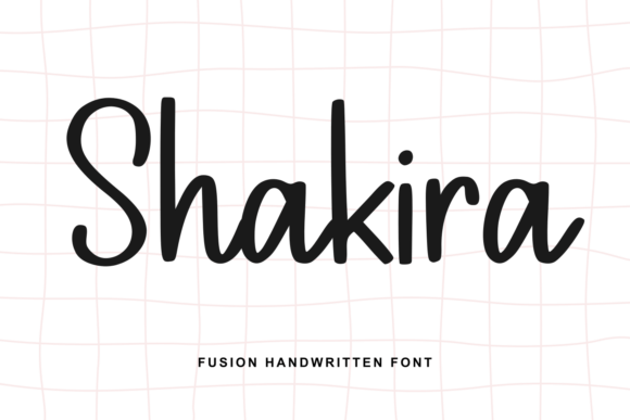 Shakira Font: A Graceful Handwritten Script for Modern Design