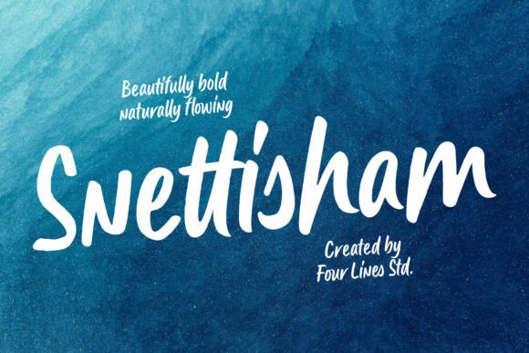 Snettisham: The Bold Handwritten Script for Modern Design