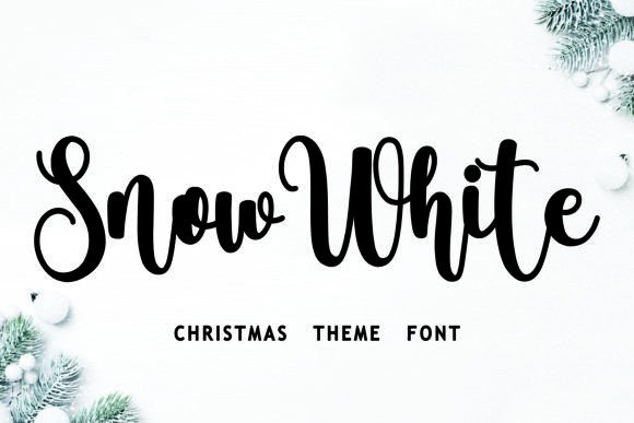 Snow White: A Festive Script Font for Charming Design